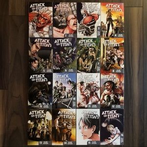 Attack On Titan Manga Book Set Vol 1-16 Hajime Isayama English